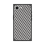 プレミアムスクエアケース［ Small Stripe - Gray × Black ］