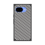 プレミアムスクエアケース［ Small Stripe - Gray × Black ］