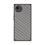 プレミアムスクエアケース［ Small Stripe - Gray × Black ］