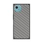 プレミアムスクエアケース［ Small Stripe - Gray × Black ］