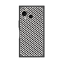プレミアムスクエアケース［ Small Stripe - Gray × Black ］