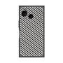 プレミアムスクエアケース［ Small Stripe - Gray × Black ］