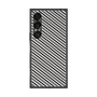 プレミアムスクエアケース［ Small Stripe - Gray × Black ］