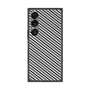 プレミアムスクエアケース［ Small Stripe - Gray × Black ］