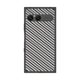 プレミアムスクエアケース［ Small Stripe - Gray × Black ］