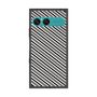 プレミアムスクエアケース［ Small Stripe - Gray × Black ］