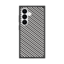 プレミアムスクエアケース［ Small Stripe - Gray × Black ］