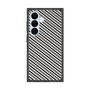 プレミアムスクエアケース［ Small Stripe - Gray × Black ］