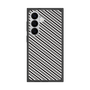 プレミアムスクエアケース［ Small Stripe - Gray × Black ］