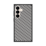 プレミアムスクエアケース［ Small Stripe - Gray × Black ］