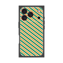 プレミアムスクエアケース［ Small Stripe - Green × Orange ］