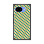 プレミアムスクエアケース［ Small Stripe - Green × Orange ］