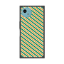 プレミアムスクエアケース［ Small Stripe - Green × Orange ］
