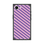プレミアムスクエアケース［ Small Stripe - Purple × Pink ］