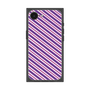 プレミアムスクエアケース［ Small Stripe - Purple × Pink ］