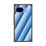 プレミアムスクエアケース［ Middle Stripe - Blue ］