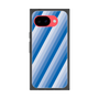 プレミアムスクエアケース［ Middle Stripe - Blue ］