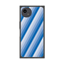 プレミアムスクエアケース［ Middle Stripe - Blue ］