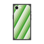 プレミアムスクエアケース［ Middle Stripe - Green ］
