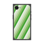プレミアムスクエアケース［ Middle Stripe - Green ］