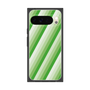 プレミアムスクエアケース［ Middle Stripe - Green ］