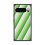 プレミアムスクエアケース［ Middle Stripe - Green ］