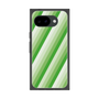 プレミアムスクエアケース［ Middle Stripe - Green ］