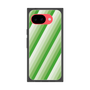 プレミアムスクエアケース［ Middle Stripe - Green ］