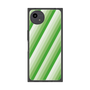 プレミアムスクエアケース［ Middle Stripe - Green ］