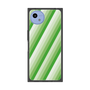 プレミアムスクエアケース［ Middle Stripe - Green ］