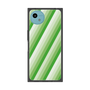 プレミアムスクエアケース［ Middle Stripe - Green ］