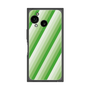 プレミアムスクエアケース［ Middle Stripe - Green ］