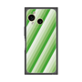 プレミアムスクエアケース［ Middle Stripe - Green ］