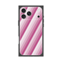 プレミアムスクエアケース［ Middle Stripe - Pink ］