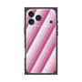 プレミアムスクエアケース［ Middle Stripe - Pink ］