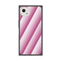プレミアムスクエアケース［ Middle Stripe - Pink ］