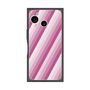 プレミアムスクエアケース［ Middle Stripe - Pink ］