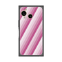 プレミアムスクエアケース［ Middle Stripe - Pink ］