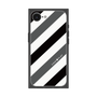 プレミアムスクエアケース［ Big Stripe - Black × Gray ］