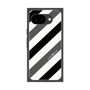 プレミアムスクエアケース［ Big Stripe - Black × Gray ］
