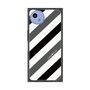 プレミアムスクエアケース［ Big Stripe - Black × Gray ］