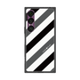 プレミアムスクエアケース［ Big Stripe - Black × Gray ］