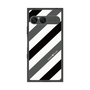 プレミアムスクエアケース［ Big Stripe - Black × Gray ］