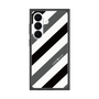 プレミアムスクエアケース［ Big Stripe - Black × Gray ］