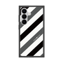 プレミアムスクエアケース［ Big Stripe - Black × Gray ］
