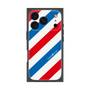 プレミアムスクエアケース［ Big Stripe - Red × Blue ］