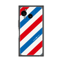 プレミアムスクエアケース［ Big Stripe - Red × Blue ］