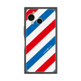 プレミアムスクエアケース［ Big Stripe - Red × Blue ］