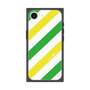 プレミアムスクエアケース［ Big Stripe - Green × Yellow ］