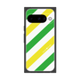 プレミアムスクエアケース［ Big Stripe - Green × Yellow ］